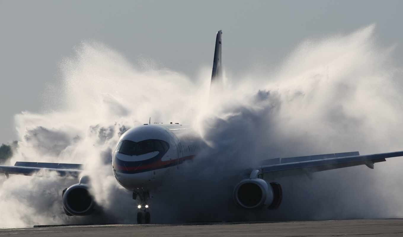 plane, superjet, beautiful, smartphone, air, sila, smoke, fixed-wing aircraft, air operations, dust, military