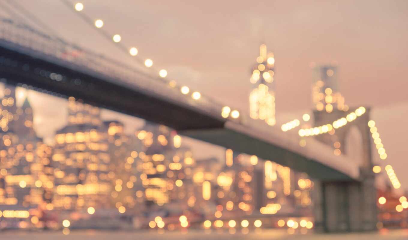 new, город, ночь, мост, огни, бруклин, pinterest, manhattan, york