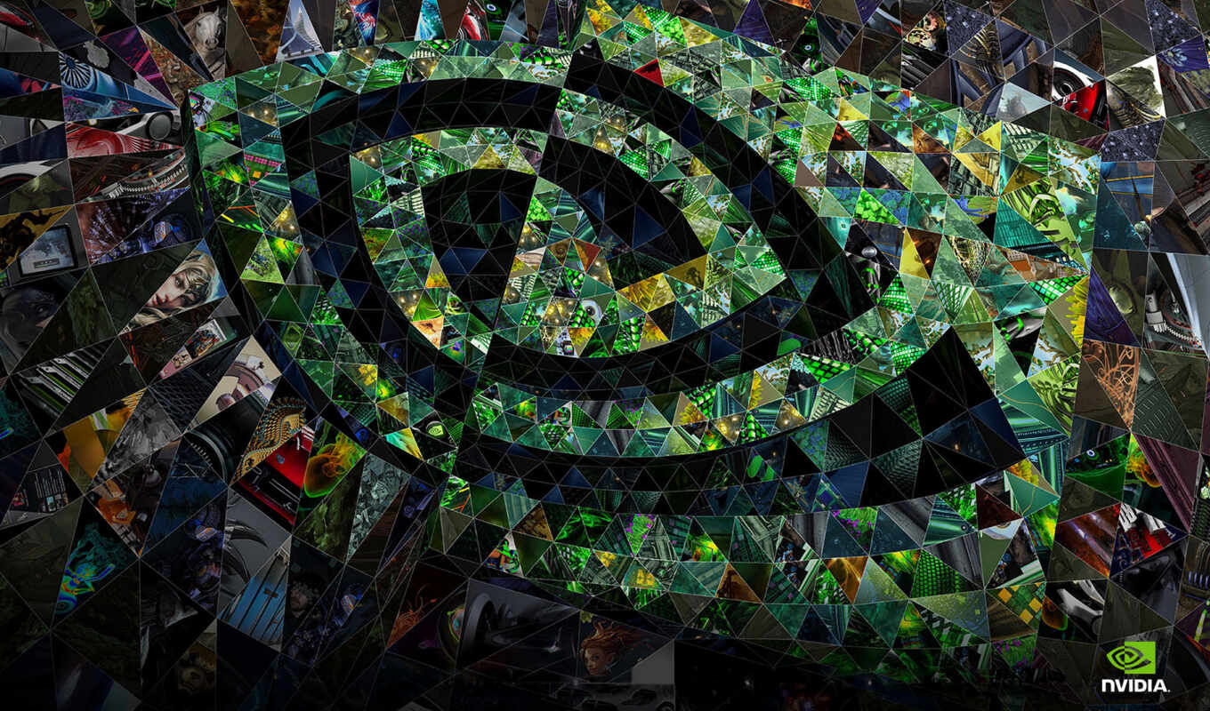 desktop, logo, picture, abstraction, pattern, nvidia, favourite