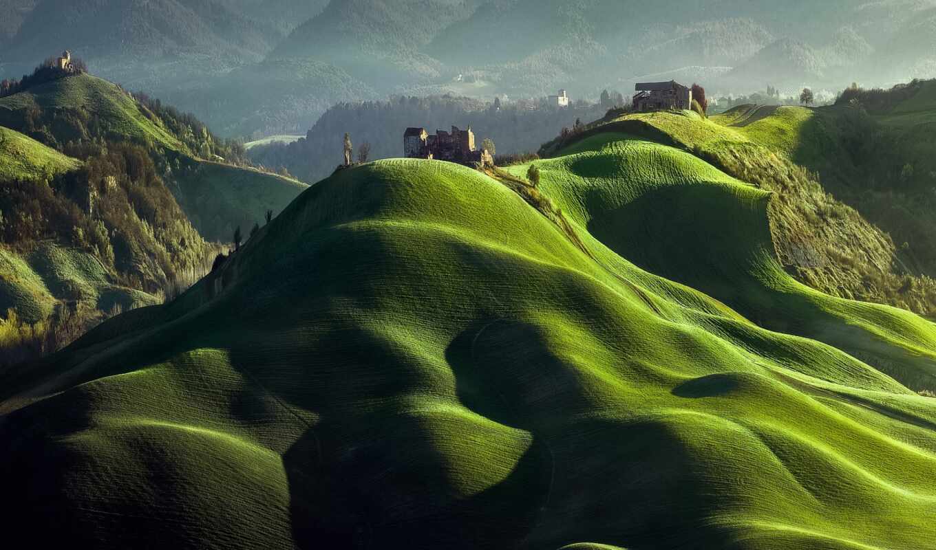 hill, bread, tuscany
