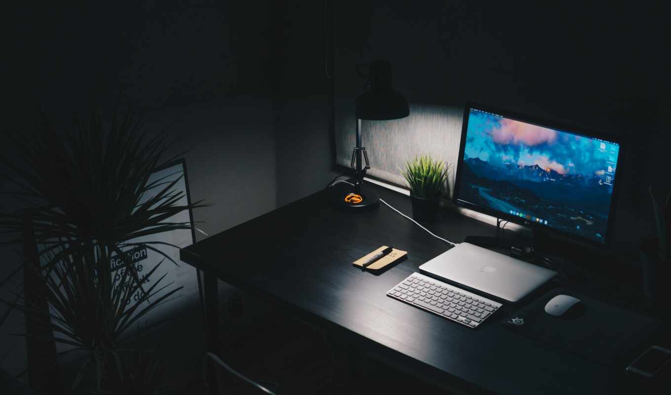 desk, компьютер, ноутбук, digital, окно, write, минимализм, content, офис