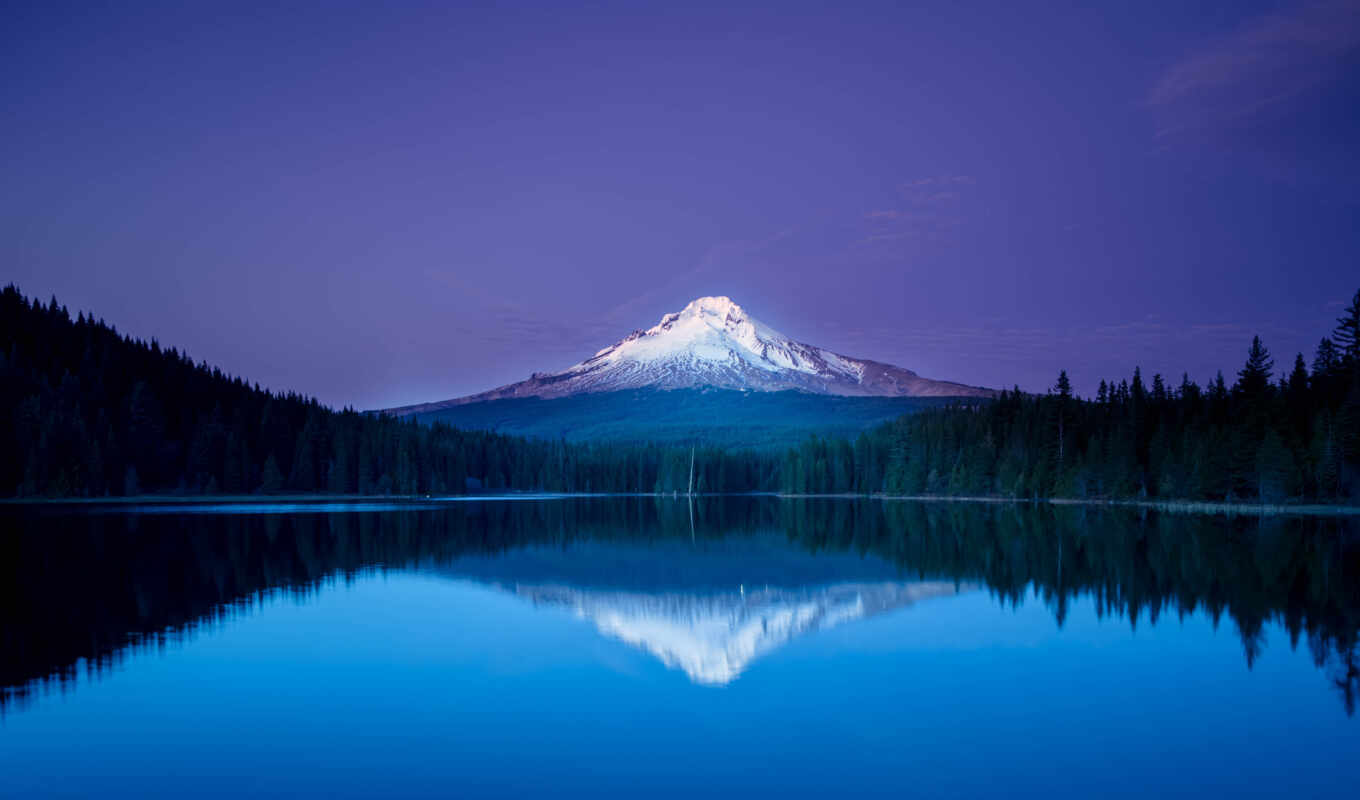озеро, гора, amazing, отражение