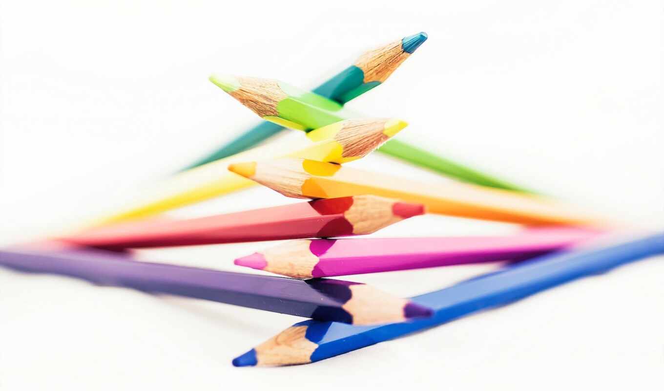 white, фон, color, pencil