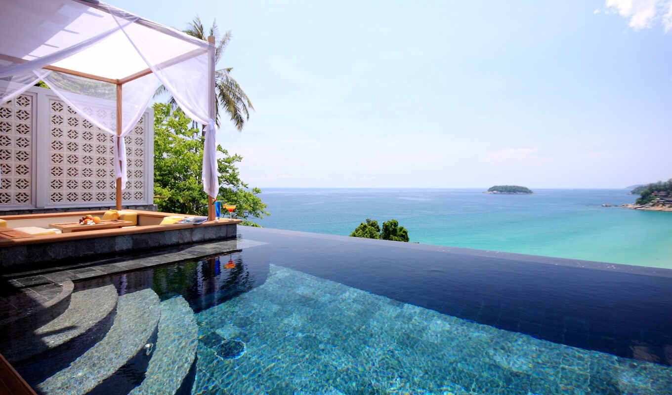 villa, shore, villas, luxury, resort, thailand, ocean, rentals, phuket, swimming pool