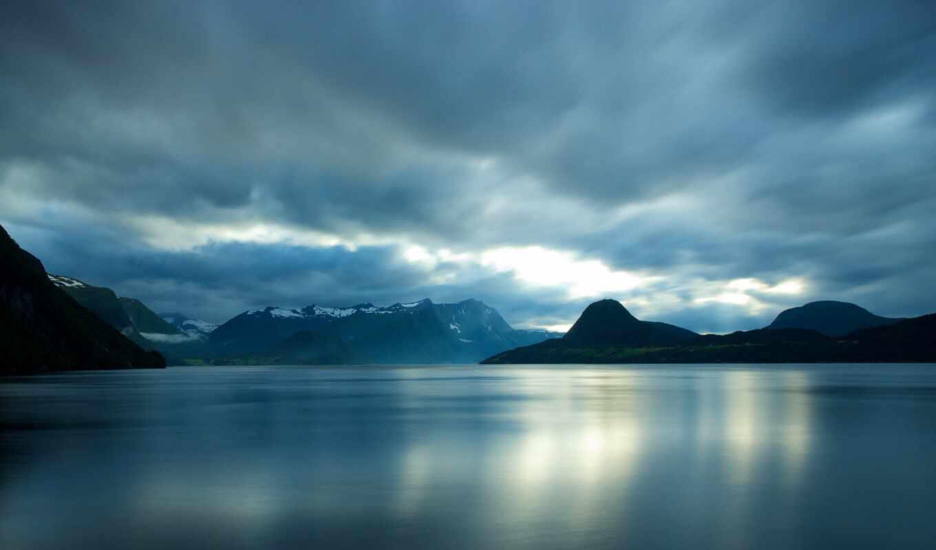 озеро, природа, лес, ог, норвегия, norwegian, горы, мере, ромсдал