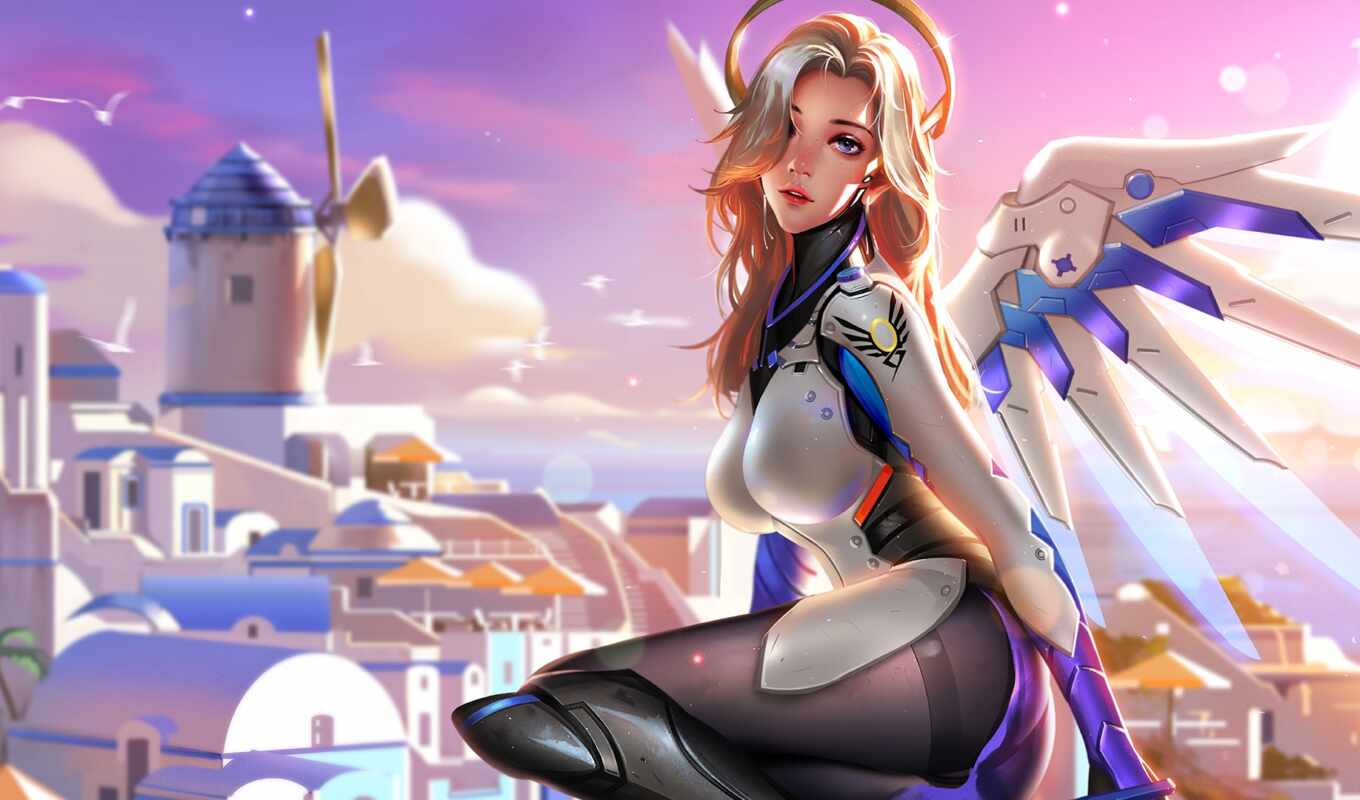 game, art, digital, rare, mercy, liang, background gallery