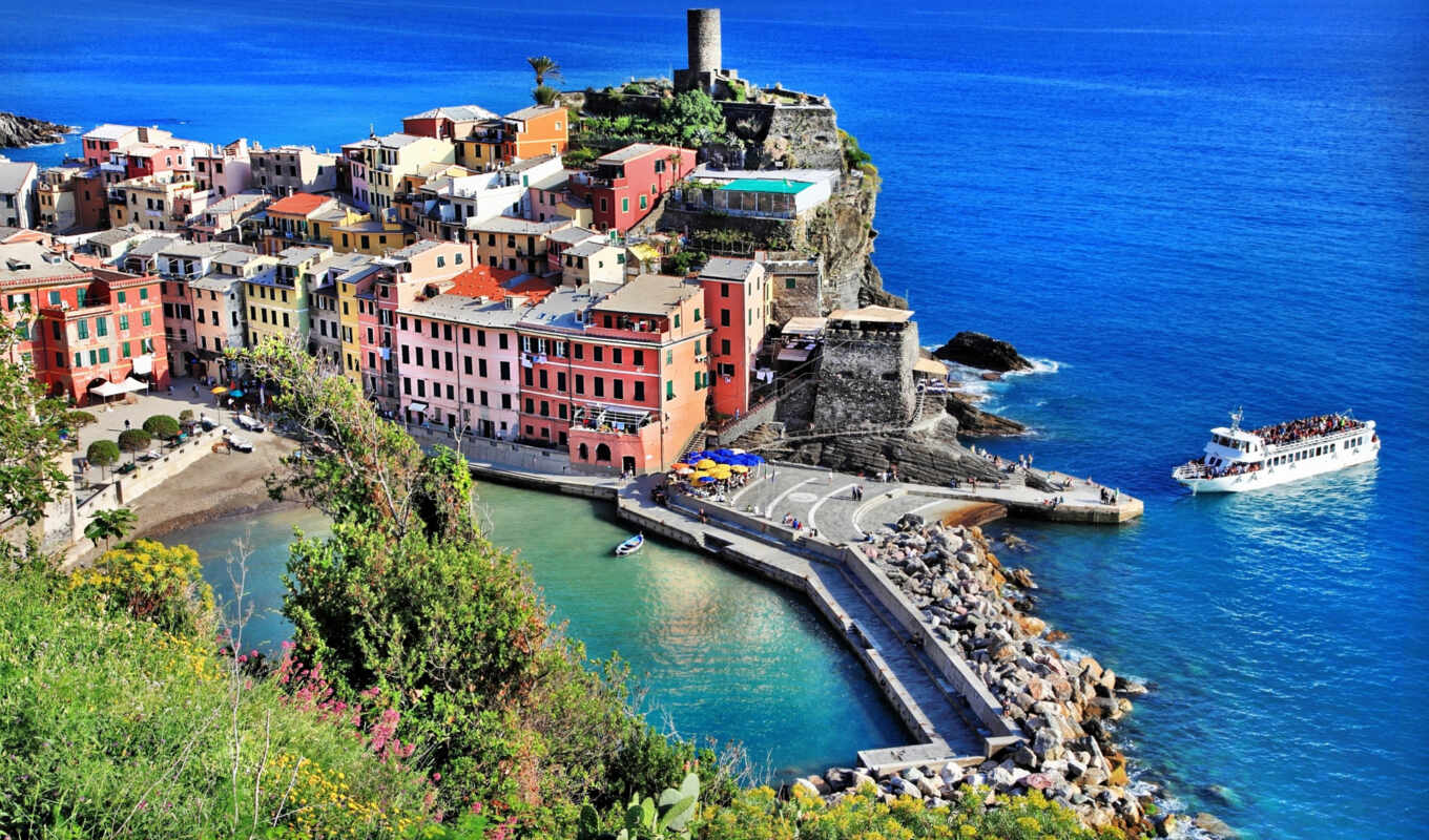 city, land, italy, of, province, vernazza, five, spice, cinque