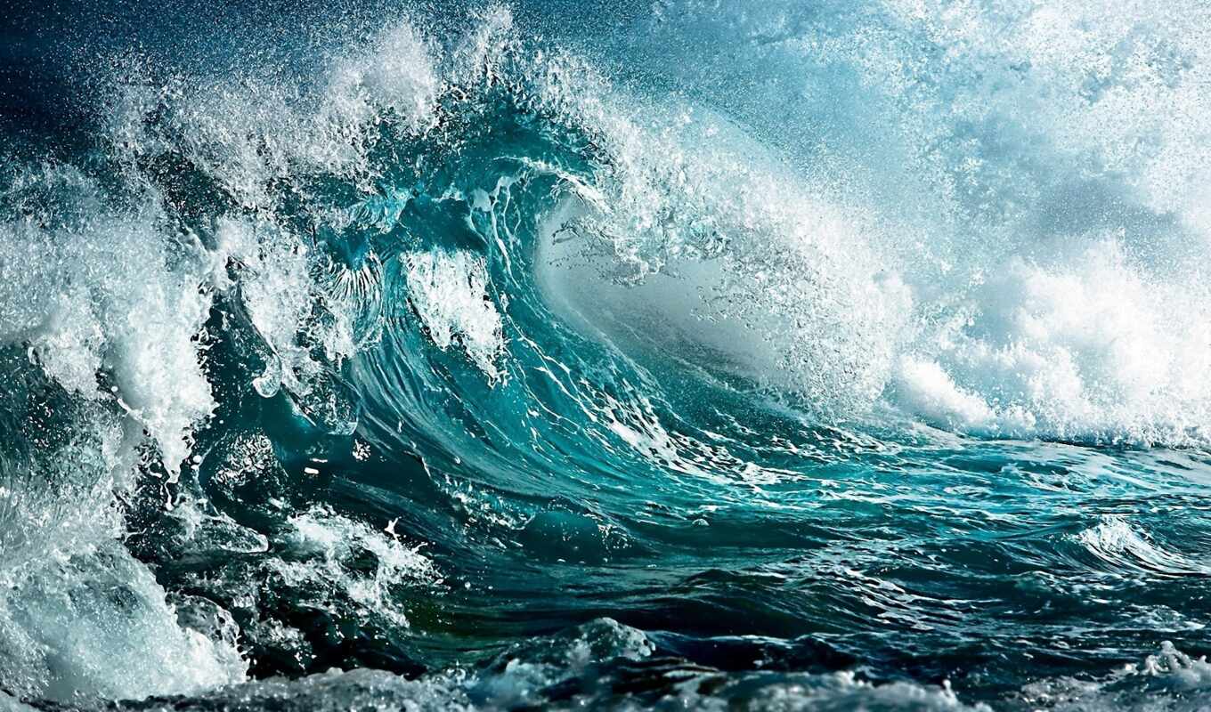 nature, sea, ocean, wave