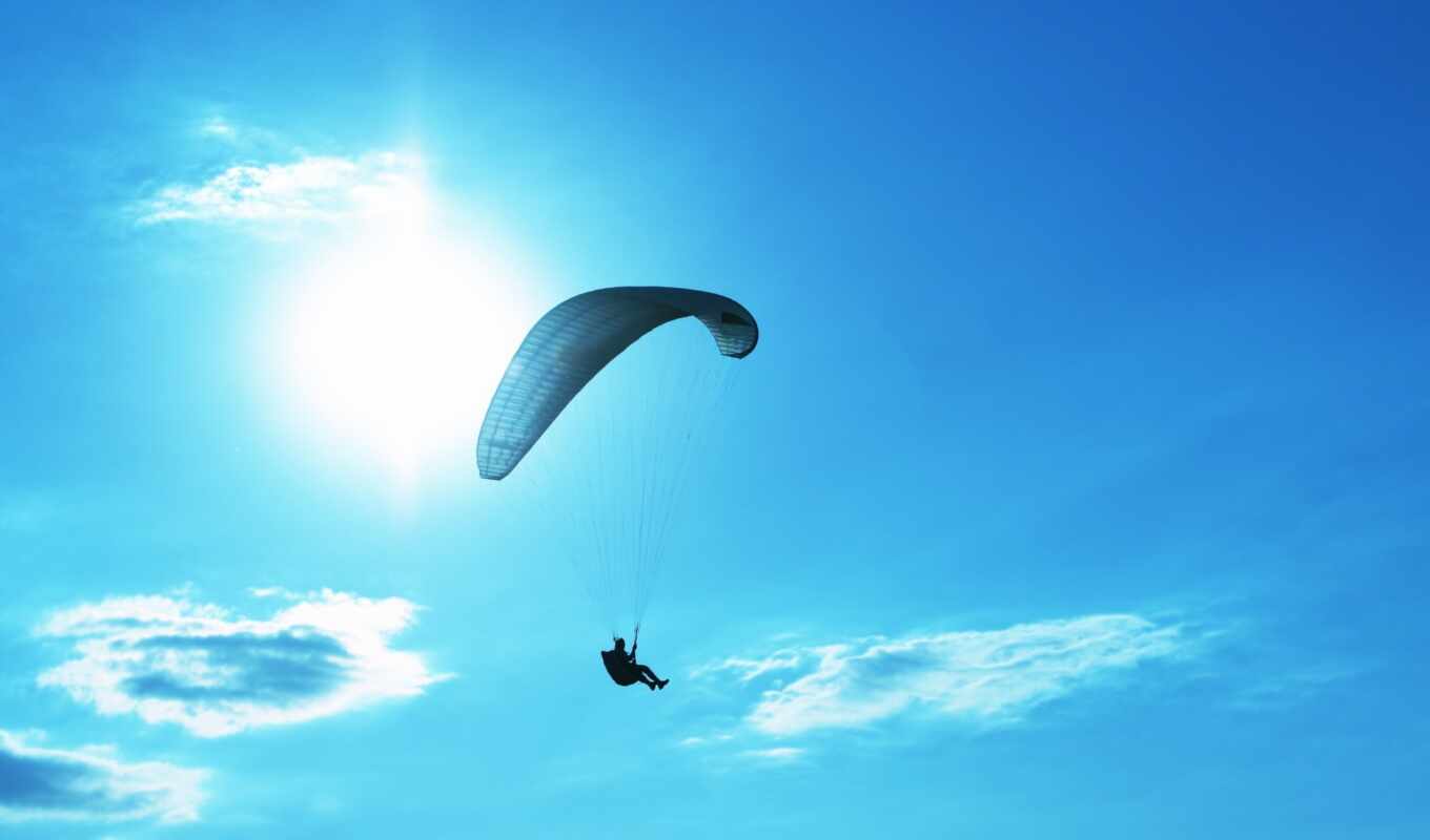 sport, parachute