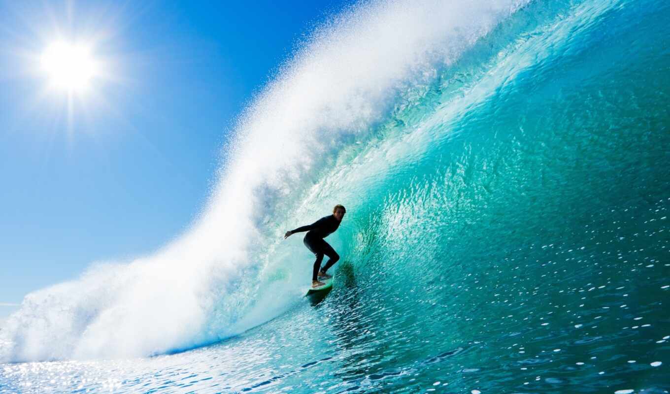 sport, wave, surfing