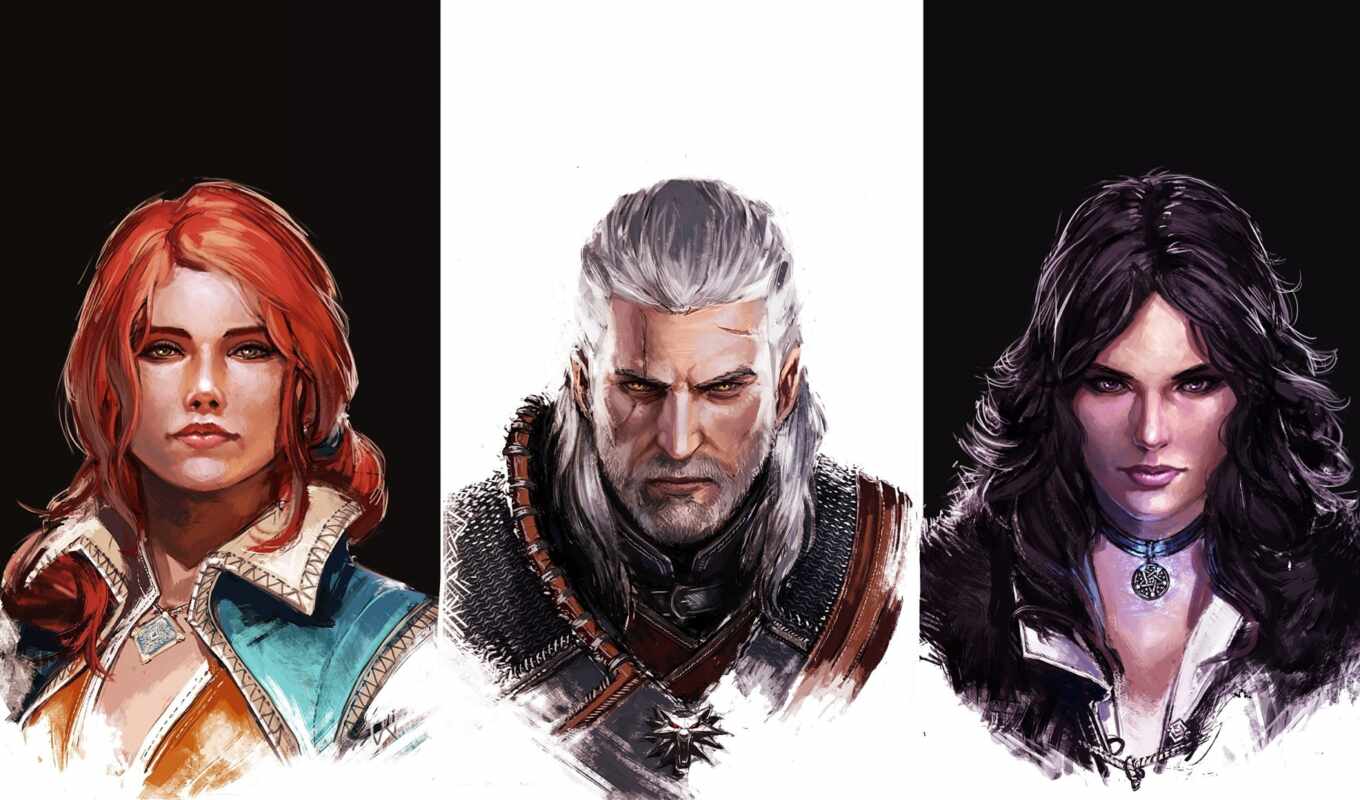 game, woman, wild, witch, gaming, mouse, hunt, the witcher, triss, with, trissa