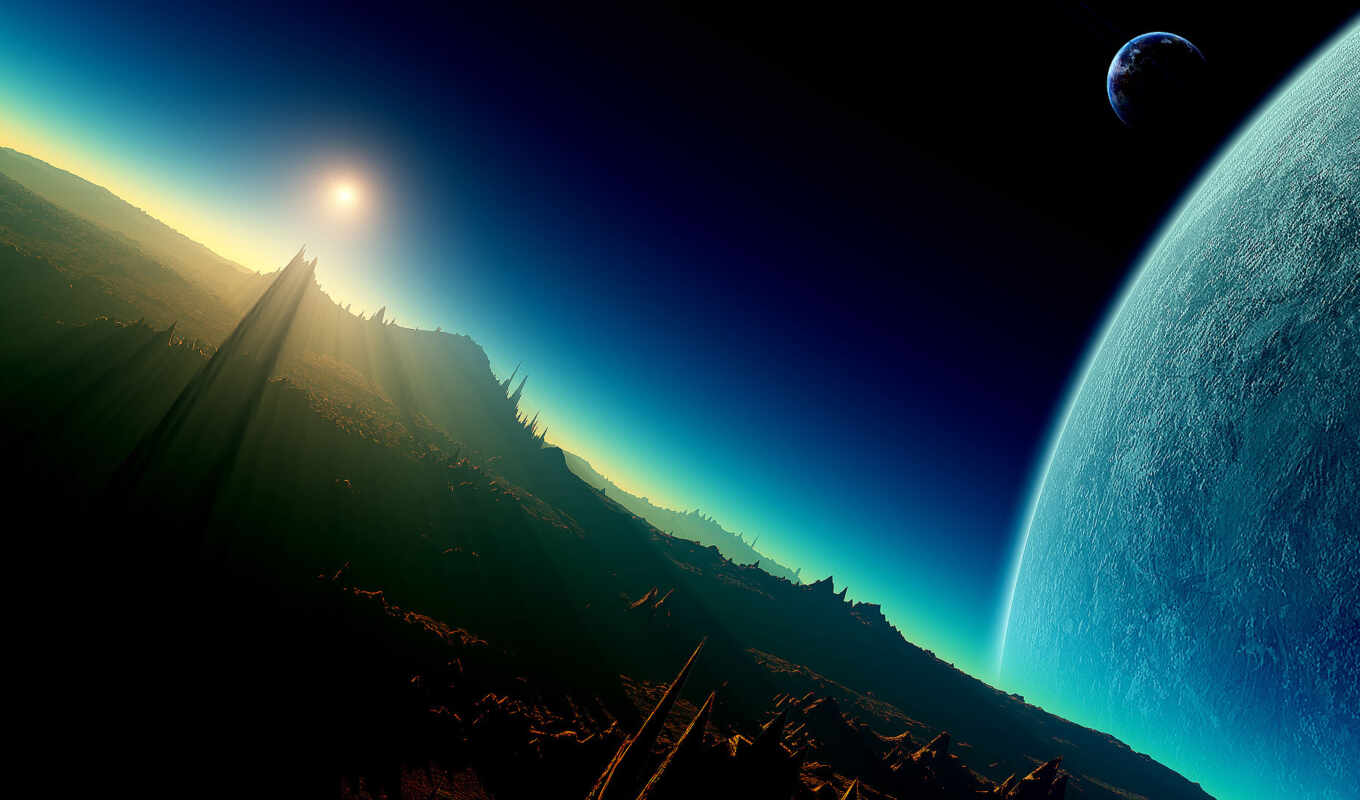 space, planet, fantasy
