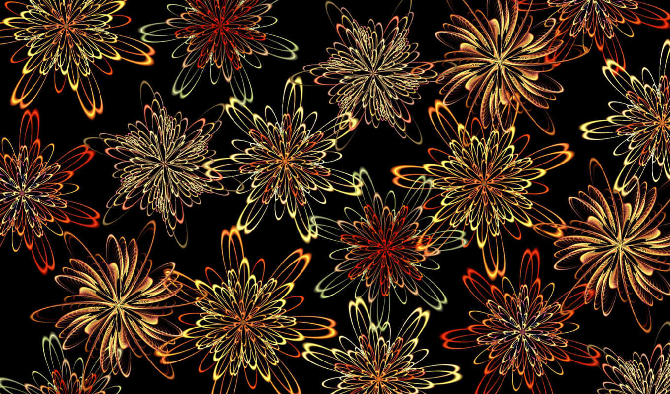 flowers, background, abstract, pattern, pic, firework