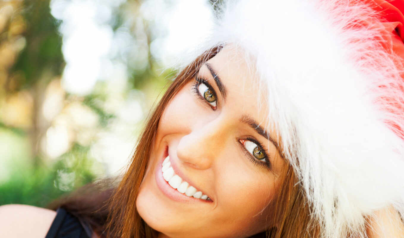 hat, white, woman, eyes, smile, beauty, nose, eyebrow