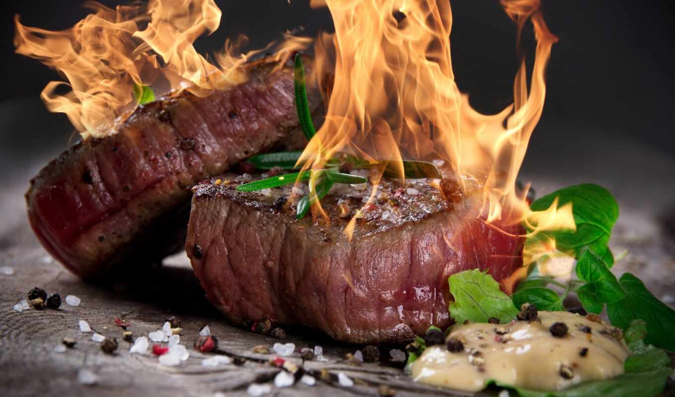 meal, picture, fire, meat, poster, spice, product, barbecue, beef, dimension, steak