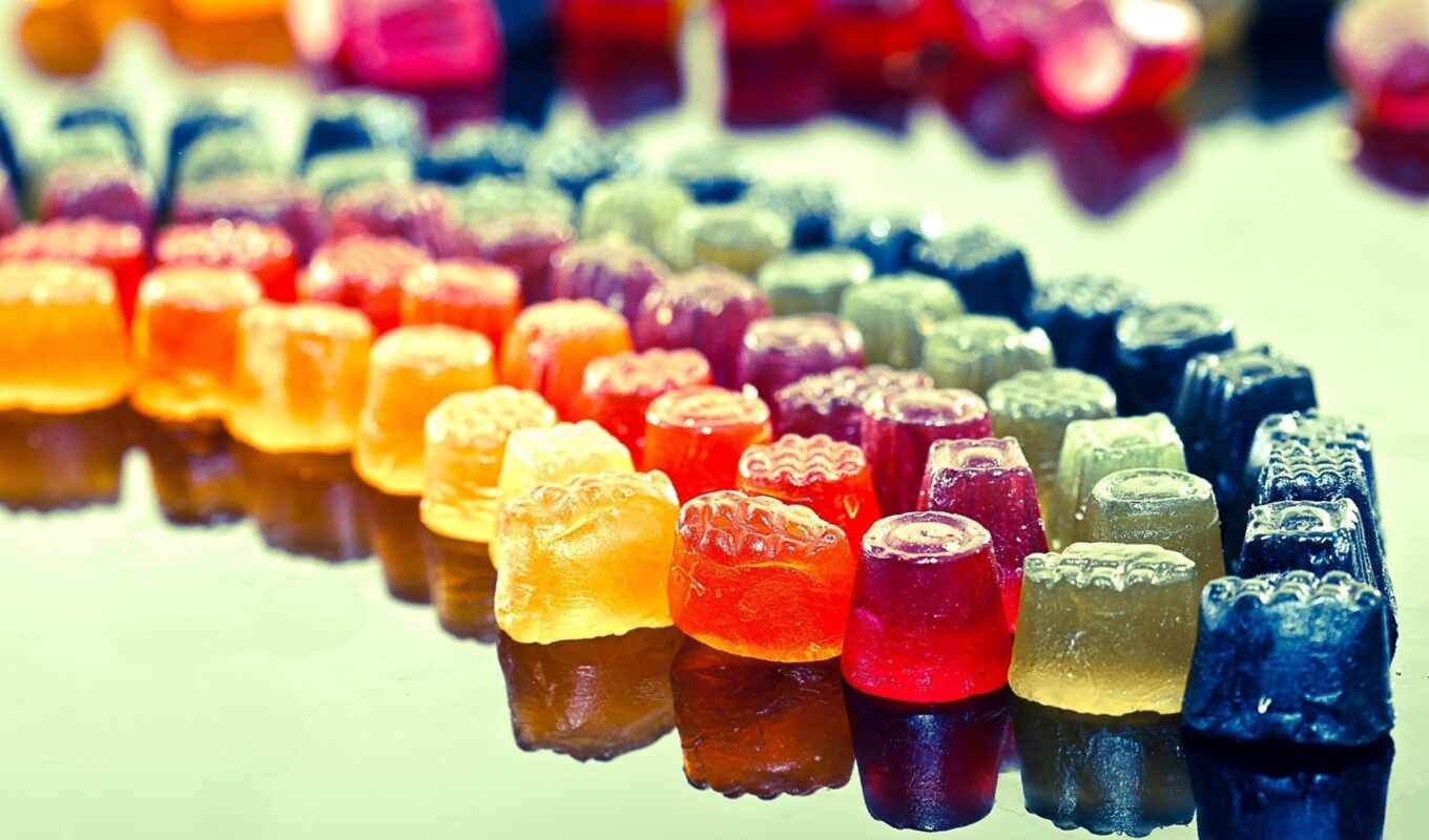 еда, красочные, candy, медведь, color, сладкое, jelly, ассорт, gummy