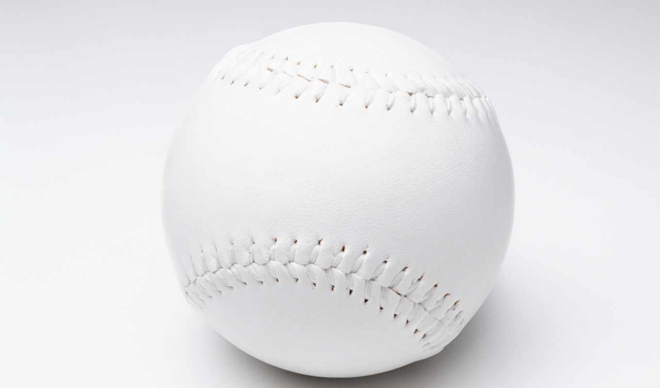 white, ball, baseball