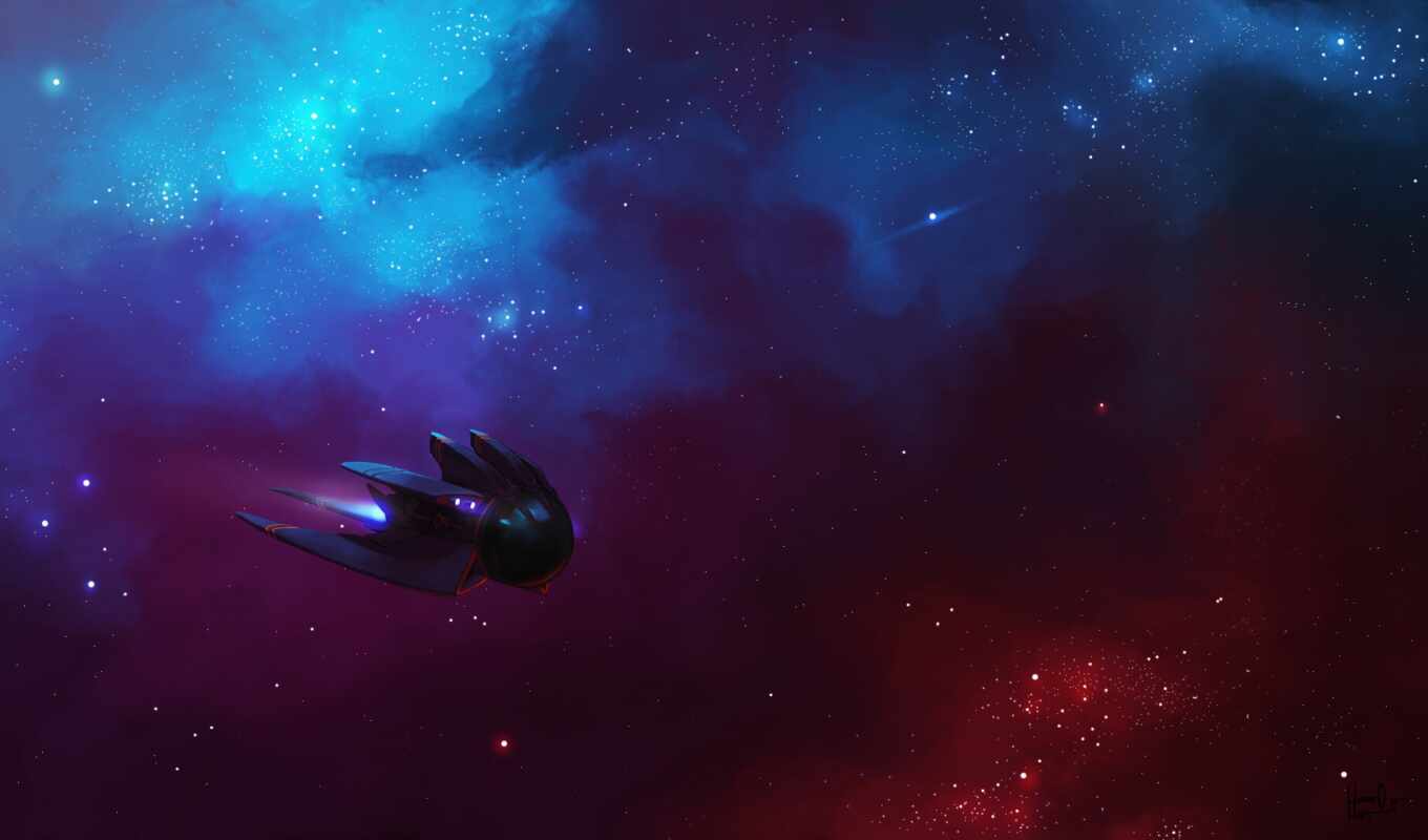 ship, space