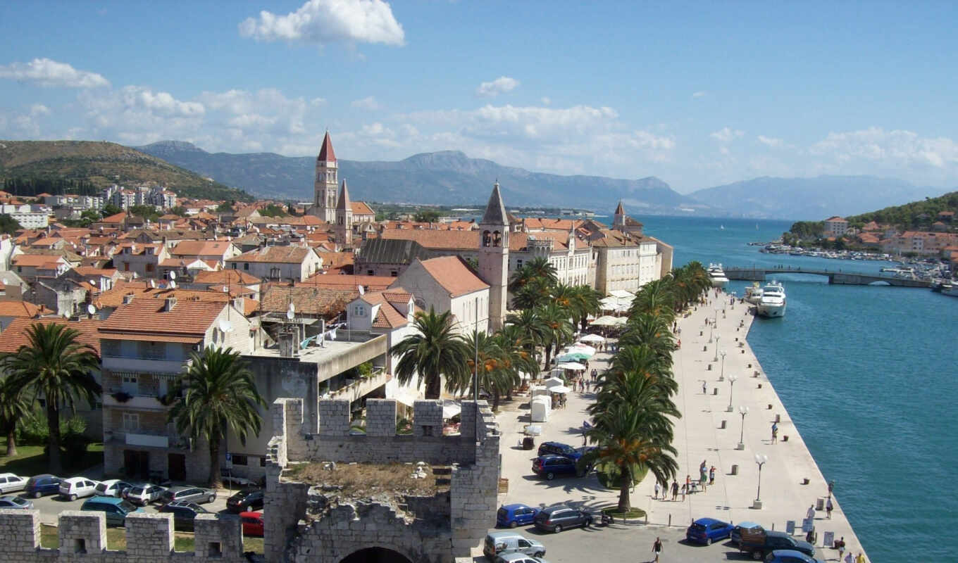 city, little, island, tower, town, Croatia, beautiful, tour, trogir