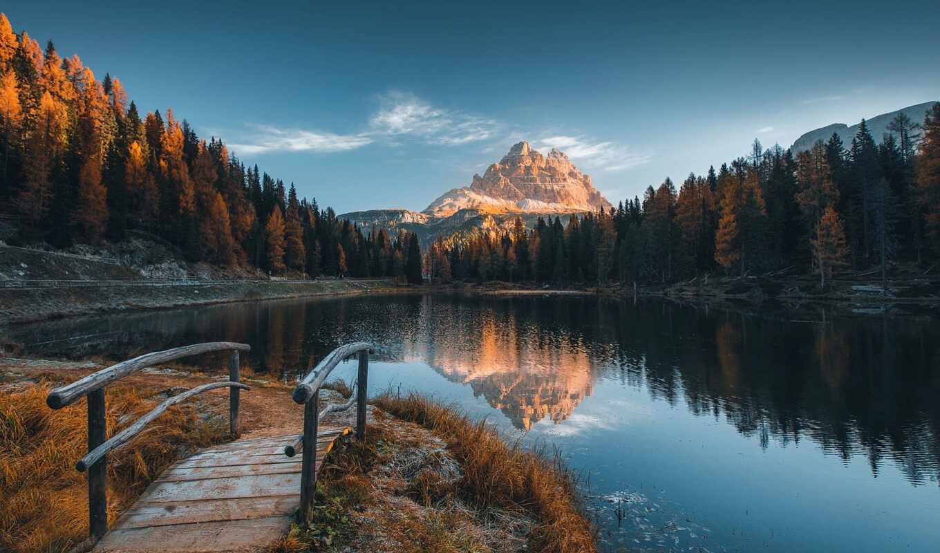 nature, mountain, landscape, autumn, italian