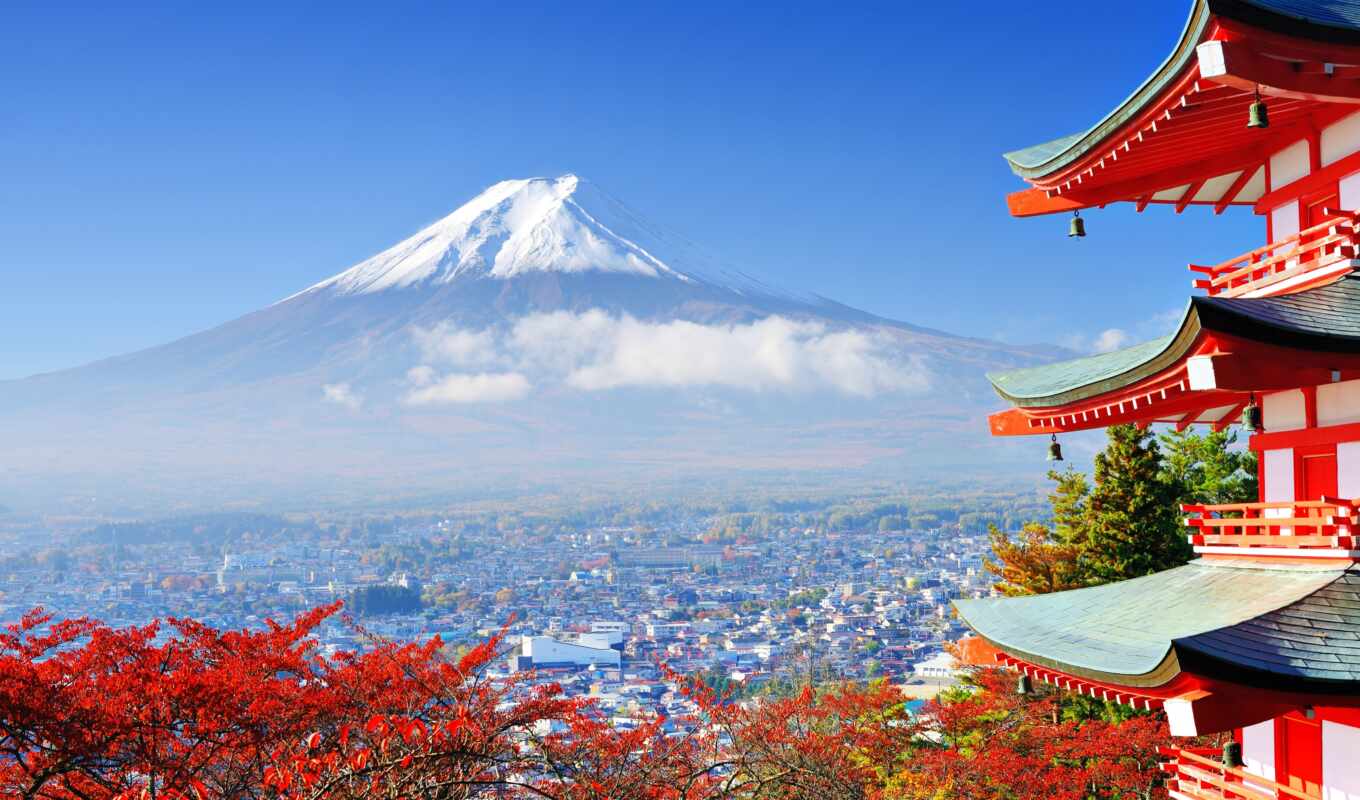 mountain, travel, Japan, mount