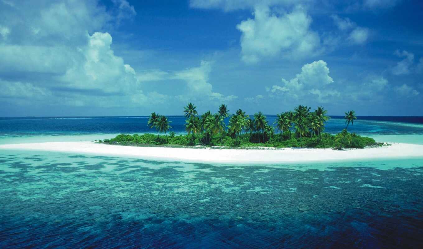 со, море, остров, ocean, palm, trees, islands, hotels