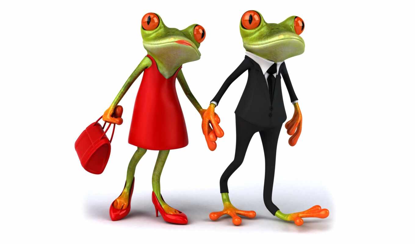 man, woman, max, frog, clipart, funny, fashion, raster, frogs, frogs