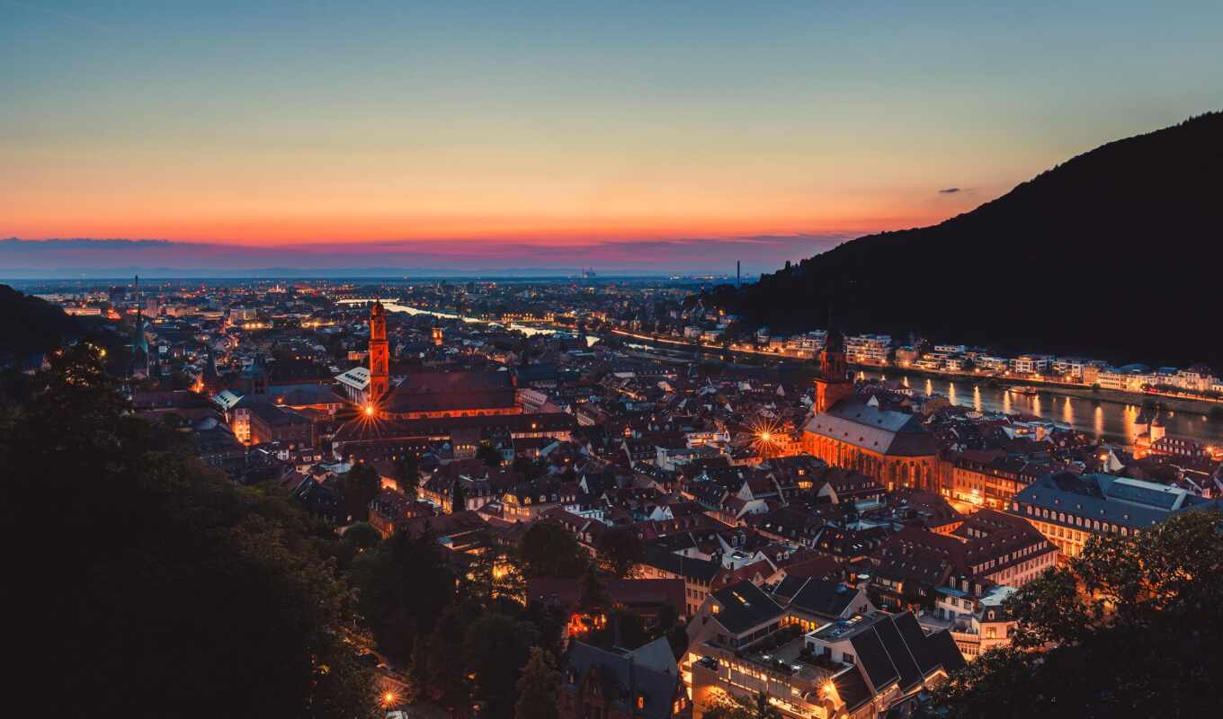blue, Germany, hour, Heidelberg