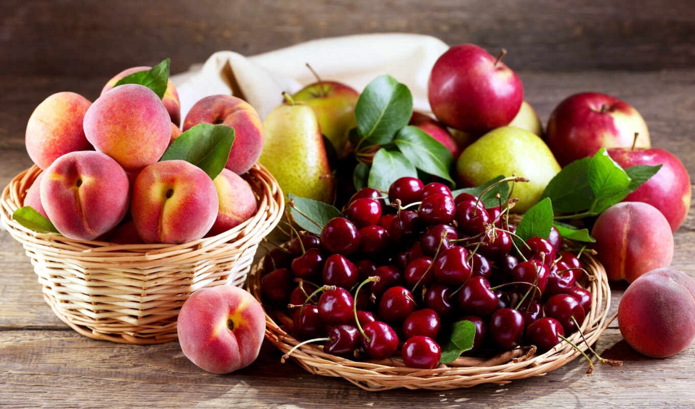 картинка, different, cherry, персик, плод, яркий, красивый, клубника, ребенок, ягода
