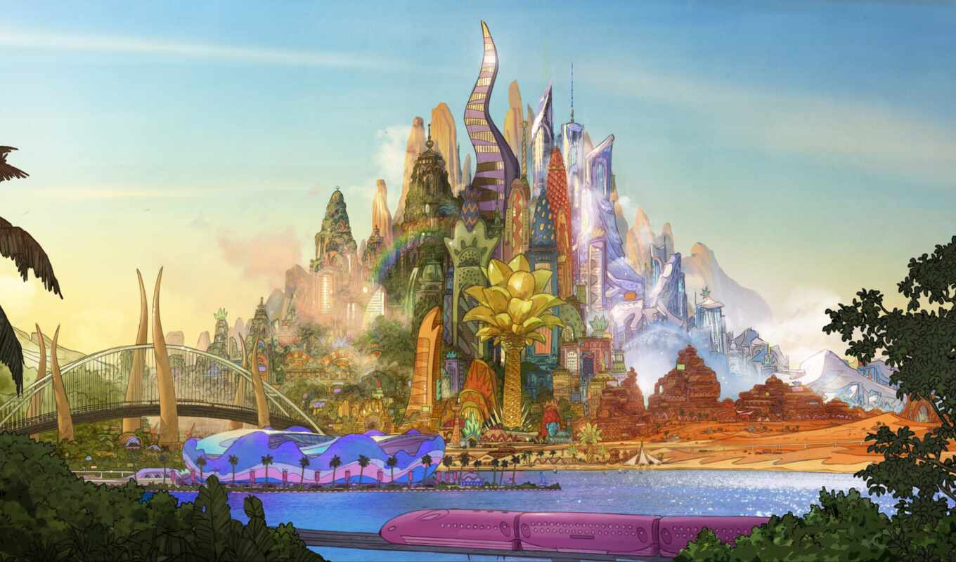 wall, picture, city, fabulous, order, nursery, g, catalog, photo wallpapers, Zootopia, grna