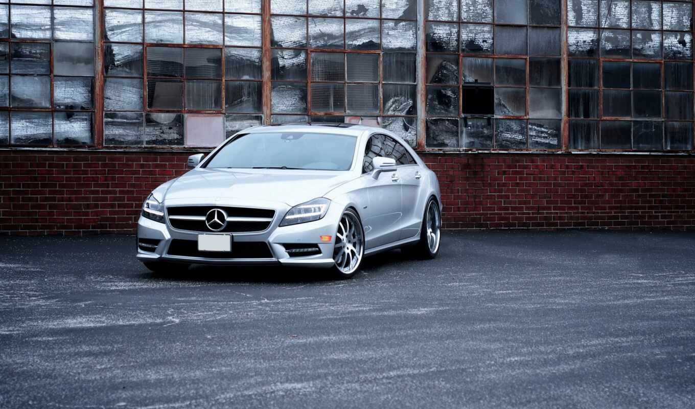 mercedes, Benz, wheels, silver, amg, cls, forged, fms, cars