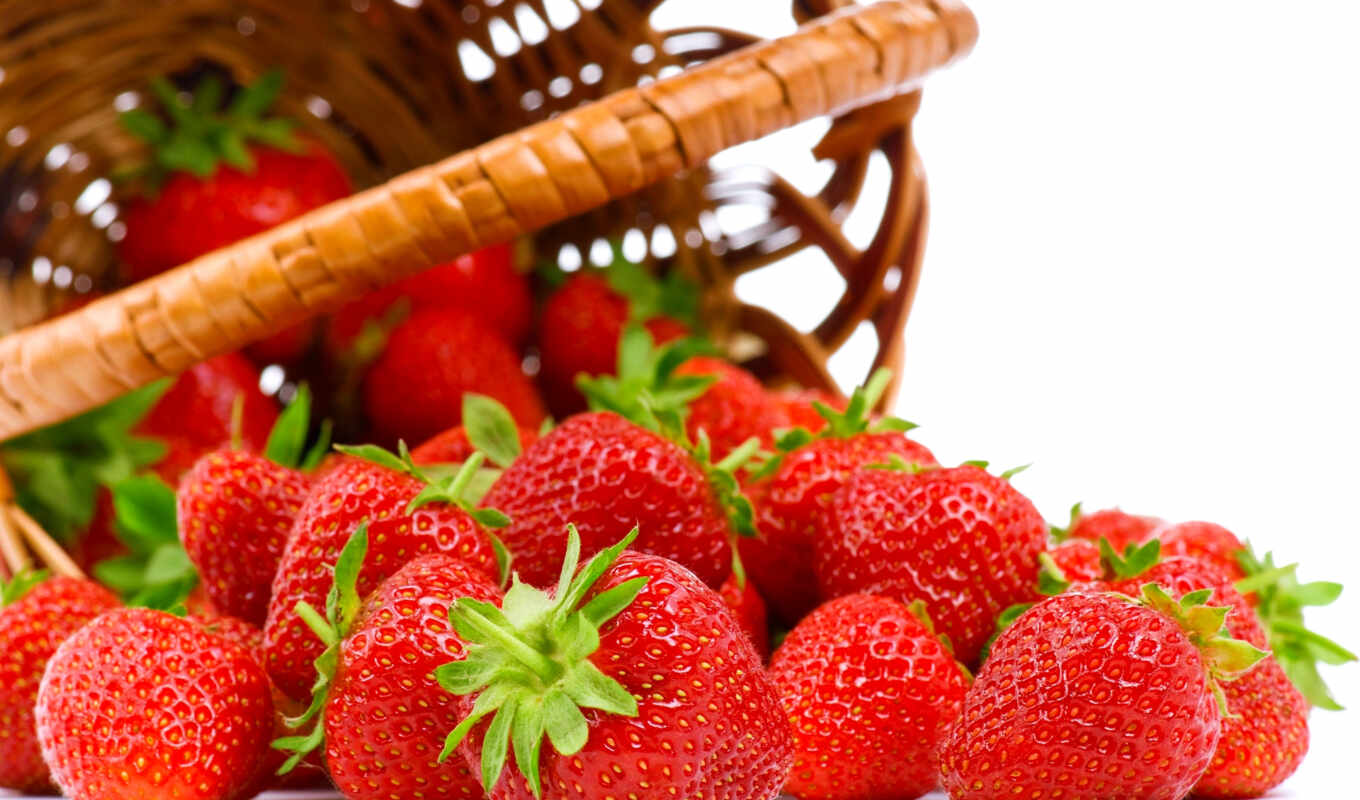 basket, strawberry, strawberries, berries, dressed