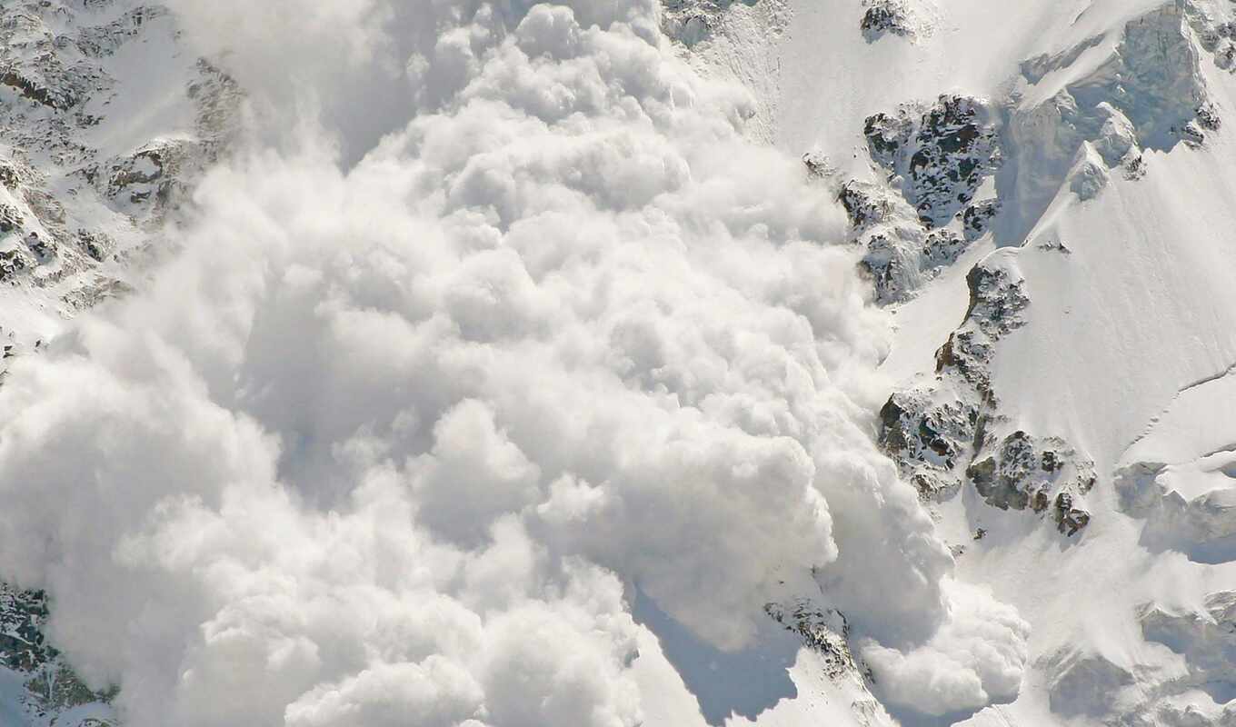 snow, mountain, lose, avalanche, approach