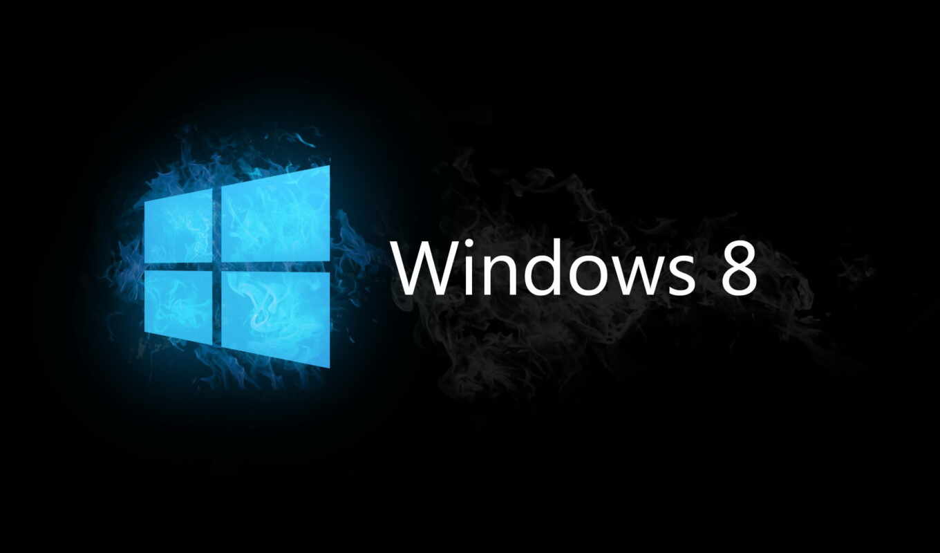 windows, logo, blue, 8