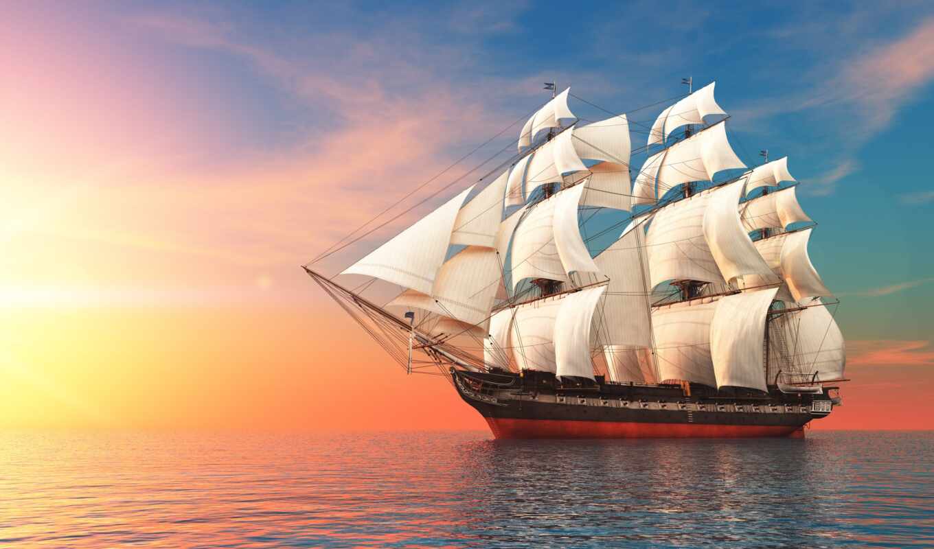 корабль, sailboat