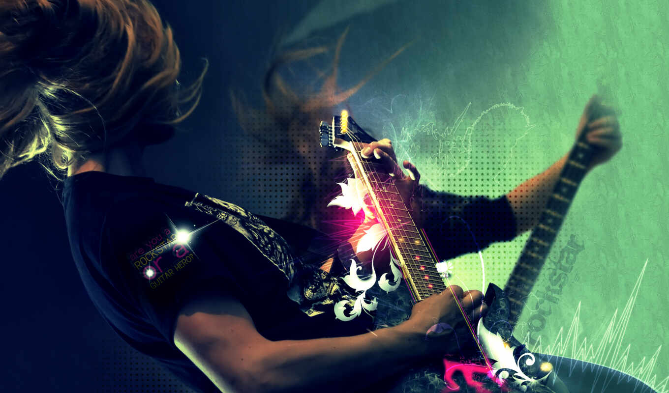 music, background, picture, abstract, guitar, rock, to find, rockstar, thous, art