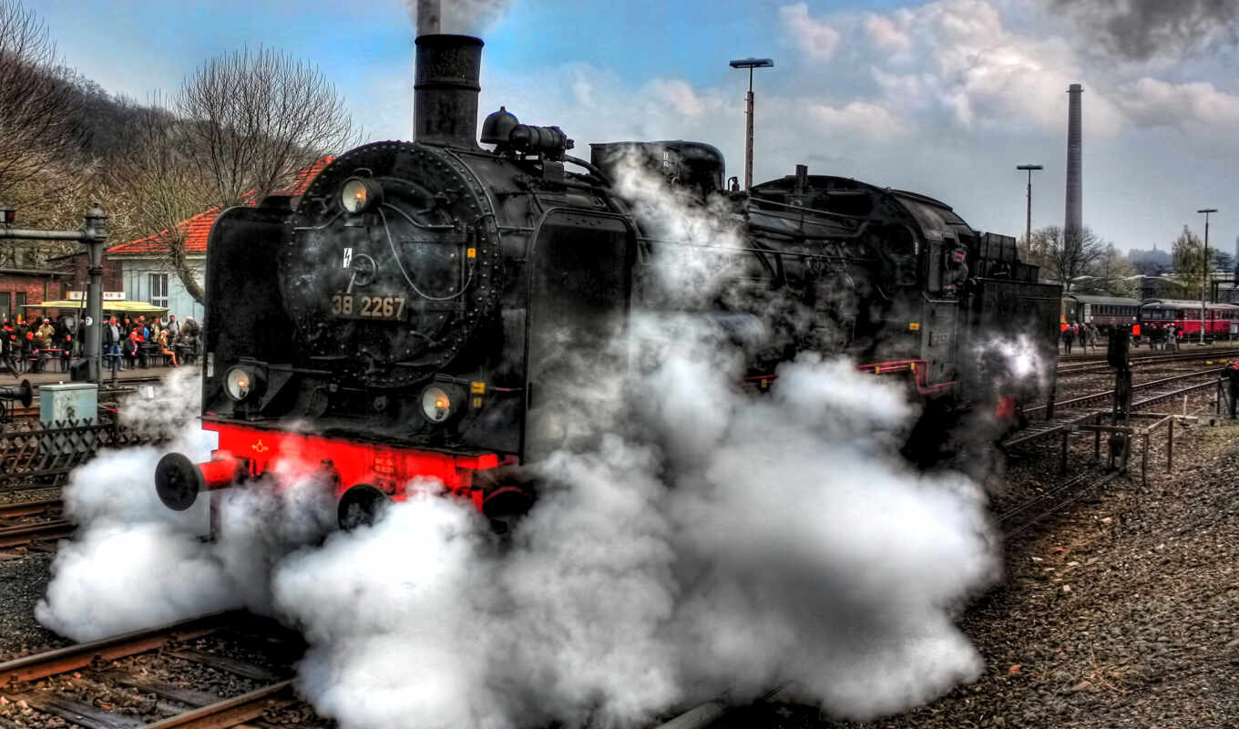 фото, картинку, ретро, дым, vintage, hdr, планшета, zoom, старинные, локомотив, поезда