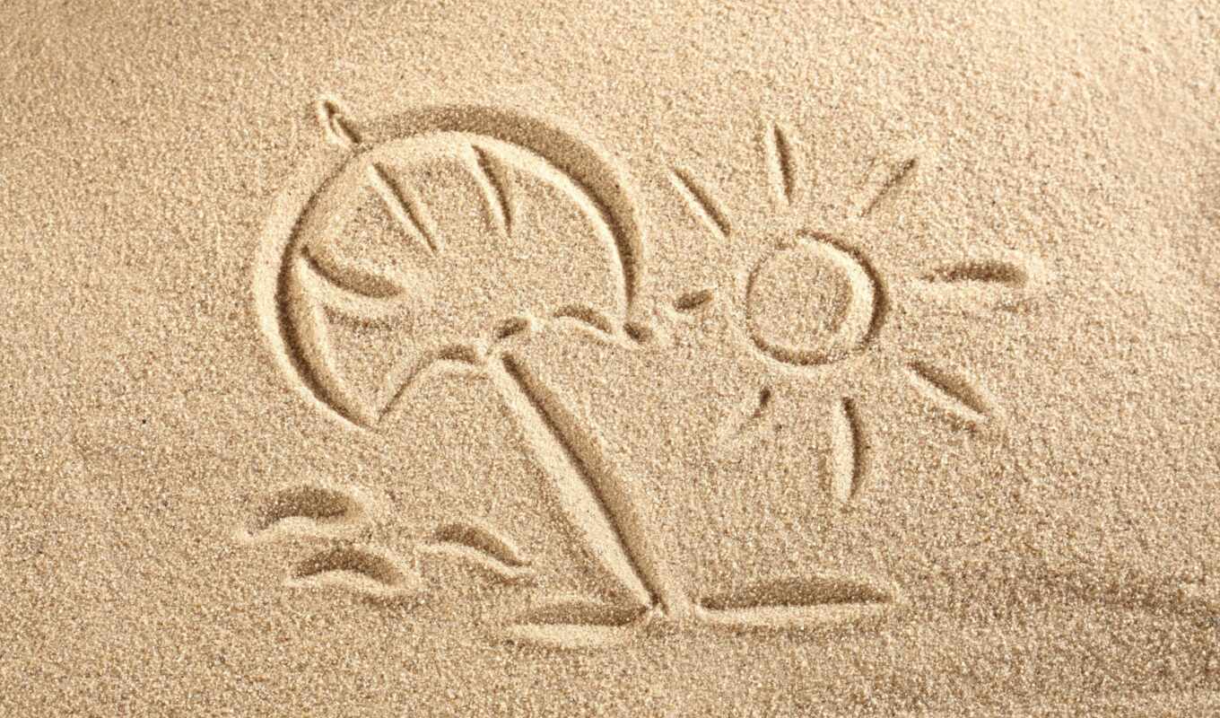 sand, drawing