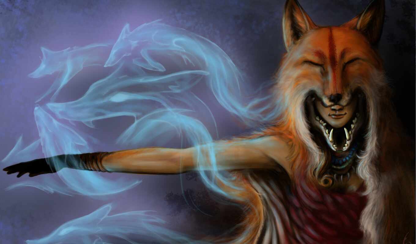 animals, fantasy, magic, fox, foxes