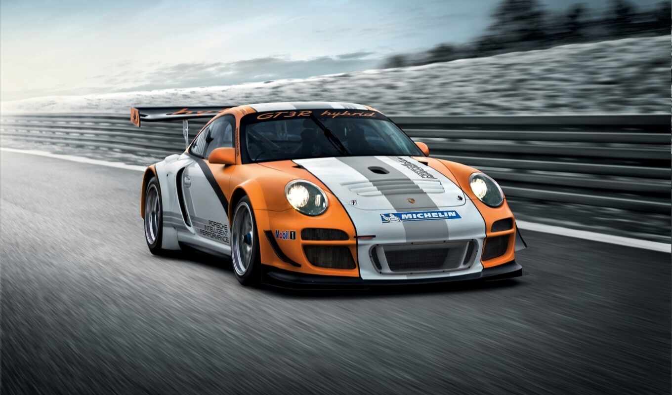 screen, fond, Porsche, hybrid