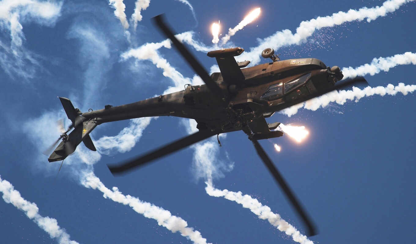 smoke, aviation, images, military, helicopter, to share, to return, air, inverted, traps, heat