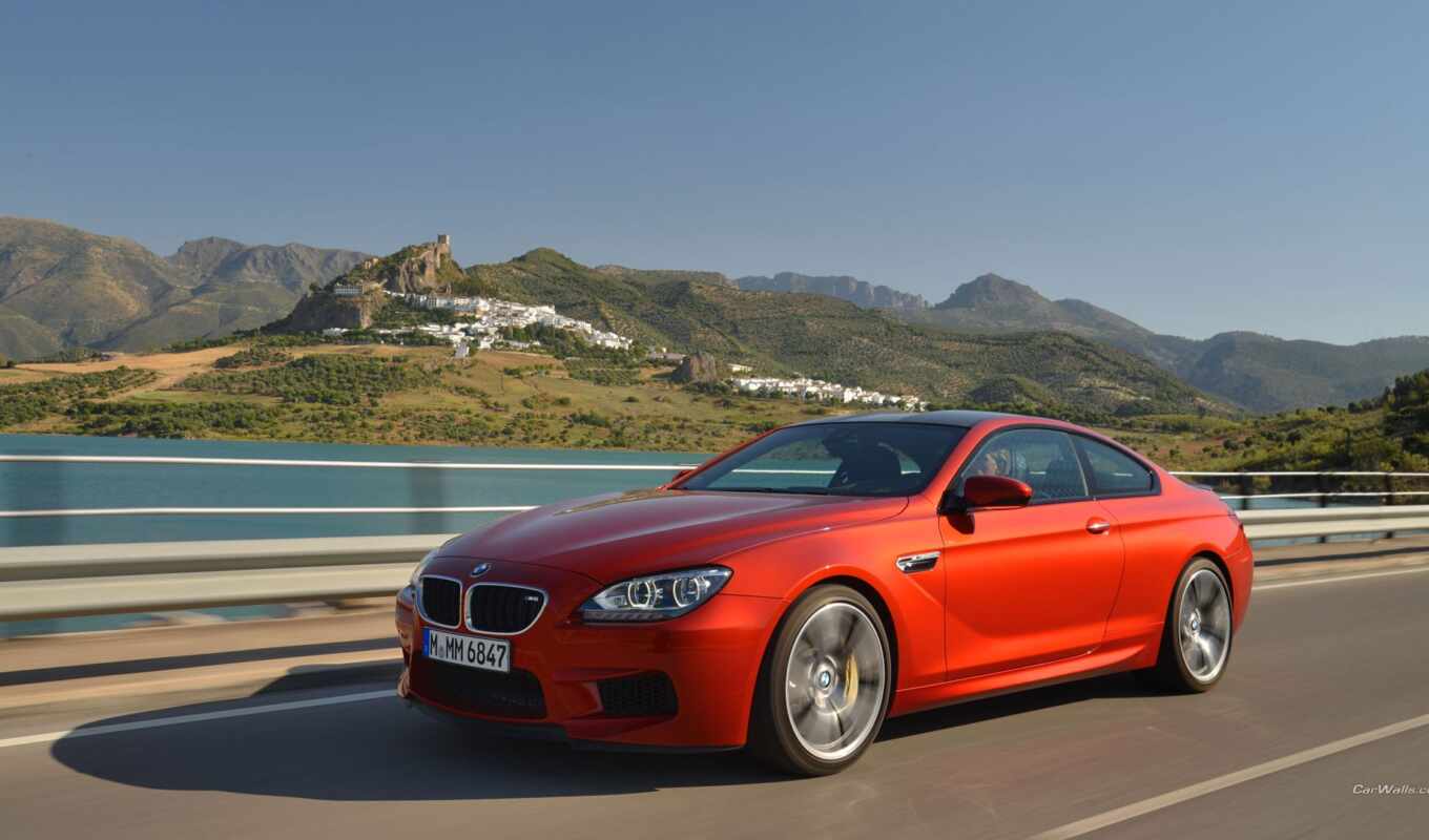 red, water, близко, тело, car, bmw, highway, driving, покрытый арафатом
