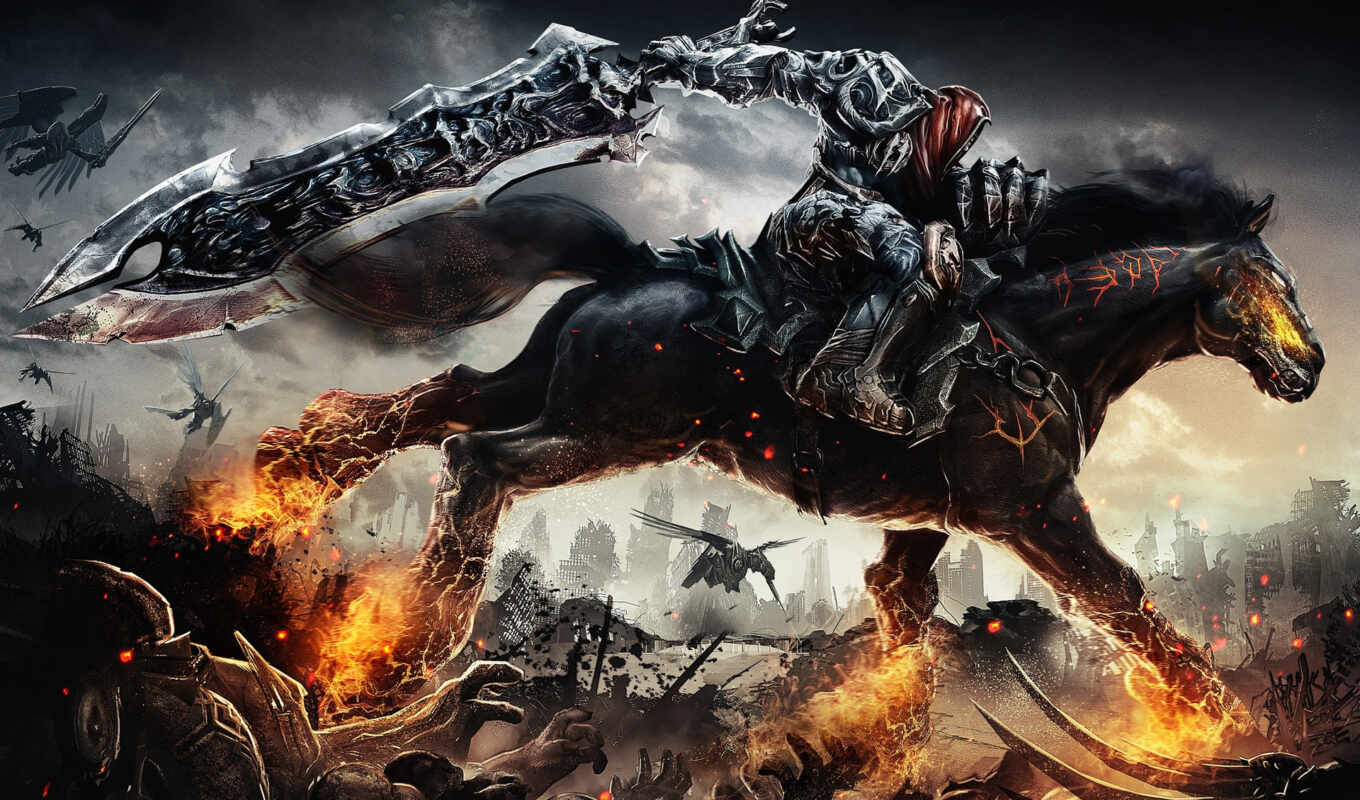 art, game, games, was, wrath, the rider, darksiders, daxiders
