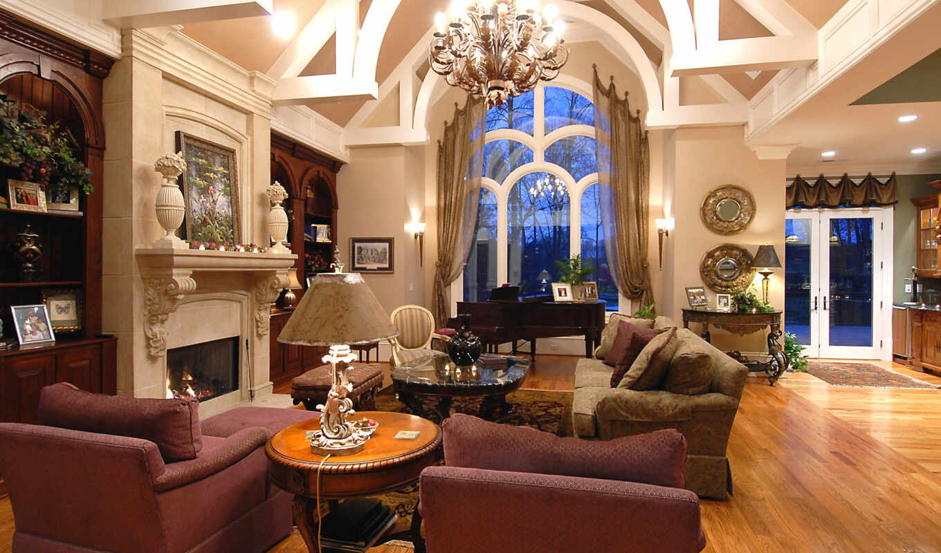 house, окно, design, кресло, диван, камин, интерьер, интерьера, гостиной, интерьеры, lounge