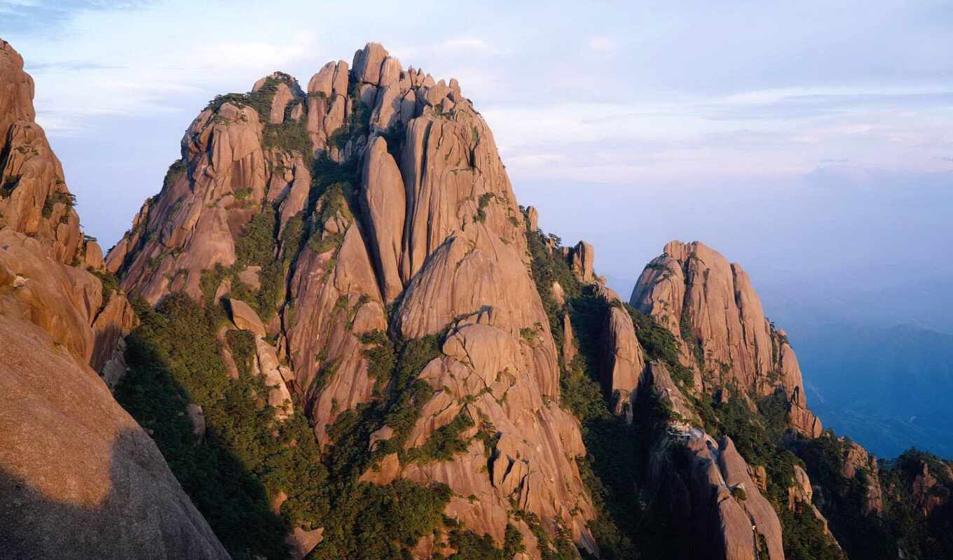 камень, гора, день, yellow, china, huangshan, cliff, local, berg