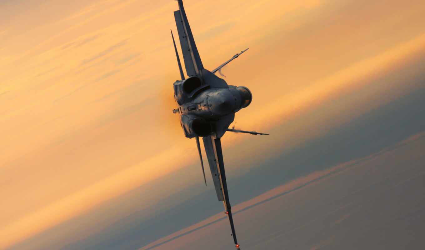 the fighter, sunset, aviation, plane, hornet, besplatnooboi