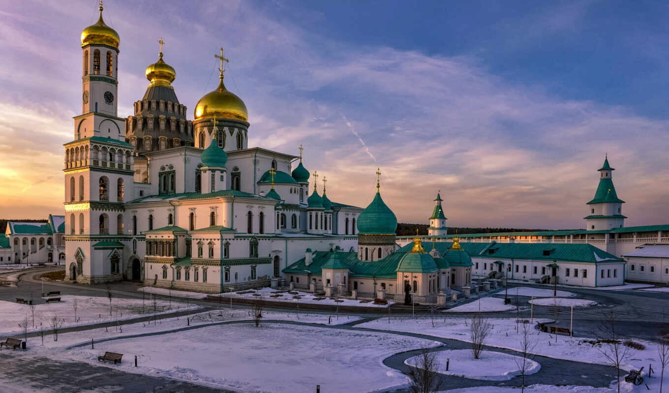 new, moscow, Russia, the monastery, jerusalem, istra