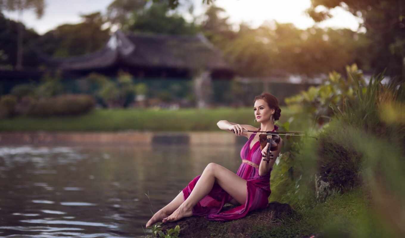 nature, music, violin, romantic, violin