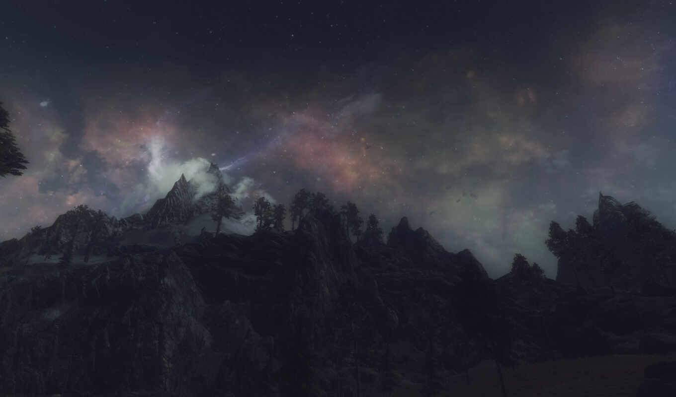 sky, game, space, gallery, skyrim, atmosphere, old, scrolling, object, the phenomenon, rare
