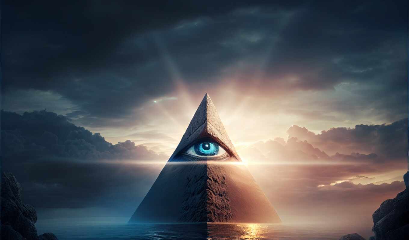 photo, art, eye, see, picture, pyramid, adobe, ah, illuminati, providence, generating